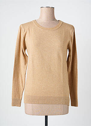 Pull stretch manches longues beige FELINO femme
