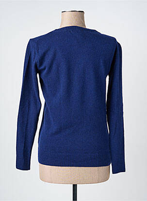 Pull stretch manches longues bleu FELINO femme