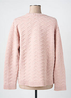 Pull stretch manches longues rose FELINO femme