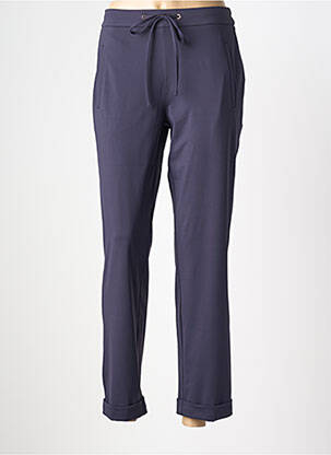 Pantalon slim taille élastique taille normale bleu YEST femme