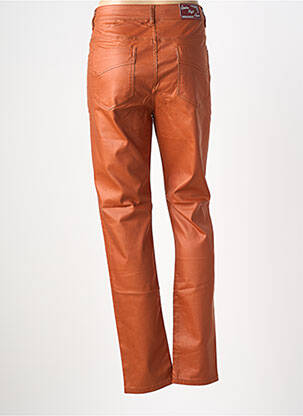 Pantalon slim stretch taille normale marron QUATRE VINGT JOURS femme