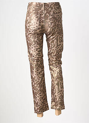 Pantalon 7/8 stretch taille normale marron MAISON ONADO femme