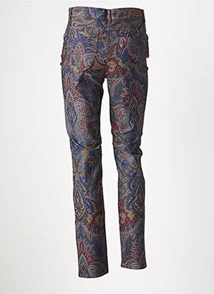 Pantalon slim tissage popeline taille normale gris RECOVER C.C. femme
