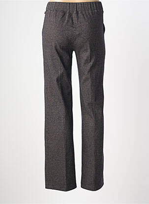 Pantalon droit stretch taille normale gris YEST femme