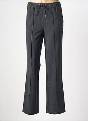Pantalon droit stretch taille normale gris YEST femme