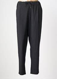 Pantalon slim taille élastique taille normale noir CISO femme