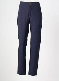 Pantalon slim taille élastique taille normale bleu WALTRON femme