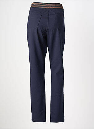 Pantalon slim taille élastique taille normale bleu WALTRON femme
