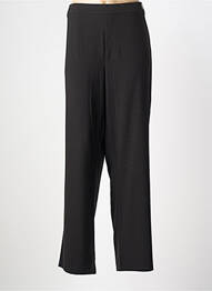 Pantalon droit stretch taille normale noir CISO femme