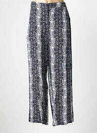 Pantalon droit tissage popeline taille normale noir MAT. femme