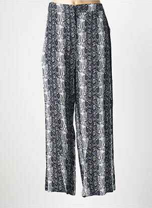 Pantalon droit tissage popeline taille normale noir MAT. femme