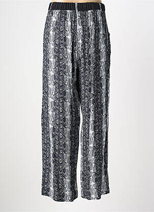 Pantalon droit tissage popeline taille normale noir MAT. femme