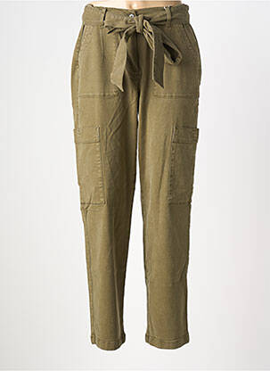 Pantalon cargo slim taille normale vert RECOVER C.C. femme
