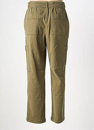 Pantalon cargo slim taille normale vert RECOVER C.C. femme