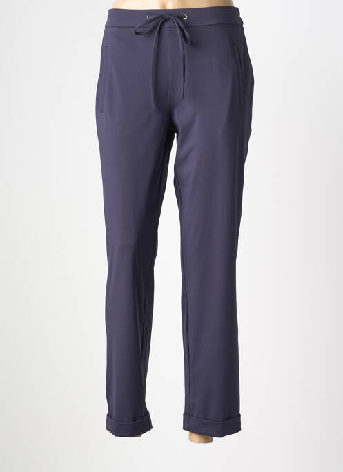 Pantalon slim taille élastique taille normale bleu YEST femme