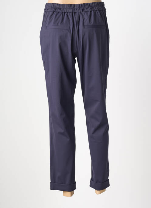 Pantalon slim taille élastique taille normale bleu YEST femme
