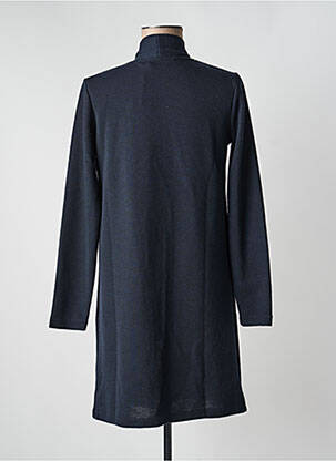 Gilet manches longues col châle bleu YEST femme