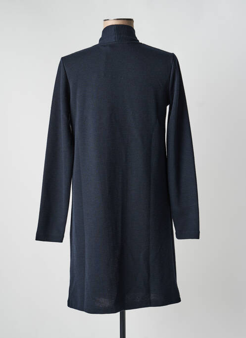 Gilet manches longues col châle bleu YEST femme