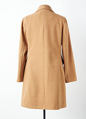 Manteau long coupe cintrée sans capuche marron BARILOCHE femme