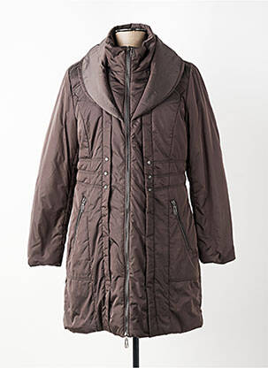 Parka finition intérieure doublée sans capuche marron BOCA BOKA femme