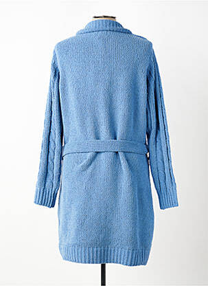 Robe de chambre fermeture zippée sur le devant bleu BARANDI femme