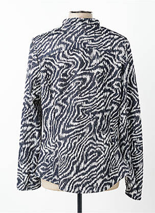 Veste casual col rond noir SENORETTA femme
