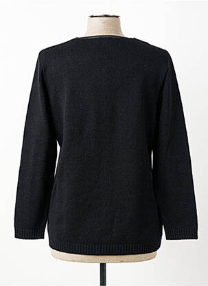 Veste casual col rond noir BAGORAZ femme