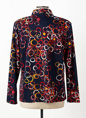 Veste casual col chemisier noir GEVANA femme