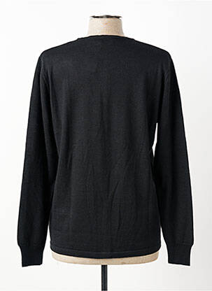 Gilet manches longues coupe cintrée noir GEVANA femme