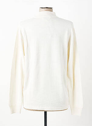 Pull coupe droite manches longues beige GEVANA femme