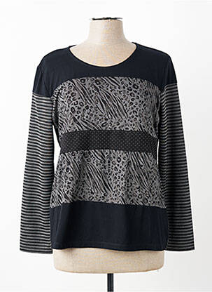 T-shirt manches longues manches longues noir FELINO femme
