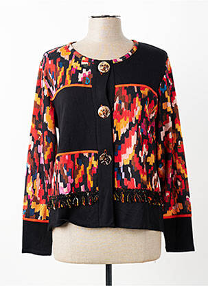 Gilet manches longues stretch noir OLIVIER PHILIPS femme