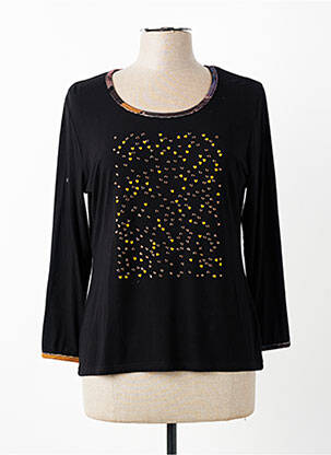 T-shirt manches longues manches longues noir OLIVIER PHILIPS femme