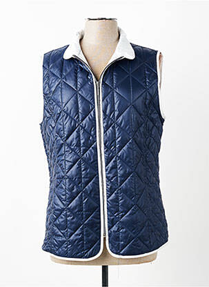 Veste casual col chemisier bleu CANASPORT femme