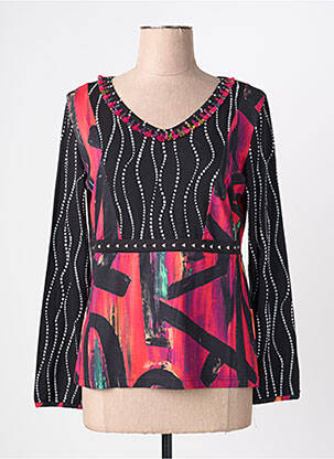 T-shirt manches longues manches longues noir OLIVIER PHILIPS femme