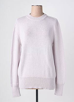 Pull coupe droite manches longues gris MONTAGUT femme