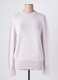 Pull col rond manches longues gris MONTAGUT femme