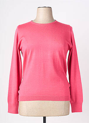 Pull coupe cintrée manches longues rose BLEU C BLEU femme
