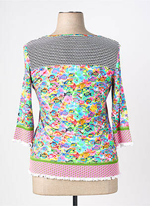 T-shirt manches 3/4 manches 3/4 rose OLIVIER PHILIPS femme