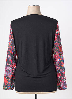 Pull coupe droite manches longues noir BAGORAZ femme