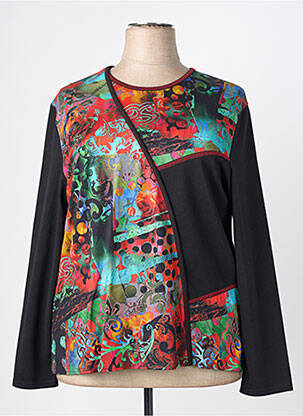 T-shirt manches longues manches longues noir GEVANA femme