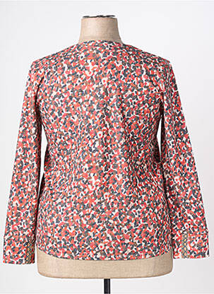 Pull coupe cintrée manches longues orange GEVANA femme