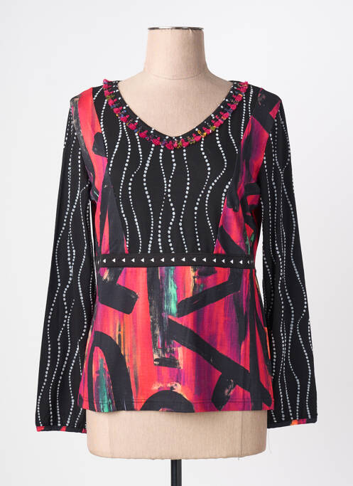 T-shirt manches longues manches longues noir OLIVIER PHILIPS femme
