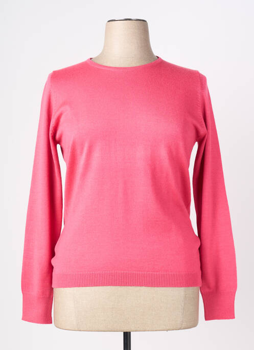 Pull coupe cintrée manches longues rose BLEU C BLEU femme