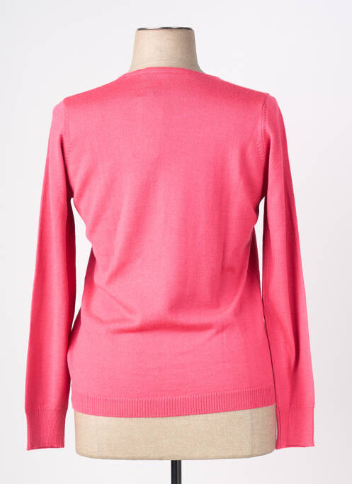Pull coupe cintrée manches longues rose BLEU C BLEU femme