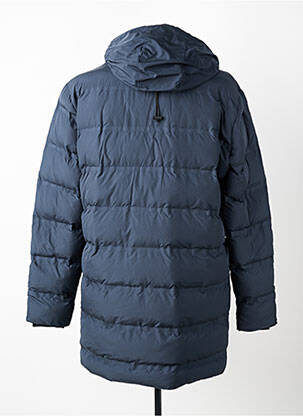 Doudoune poches a capuche bleu DELAHAYE homme