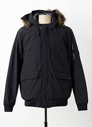 Parka manches longues a capuche noir S.OLIVER homme