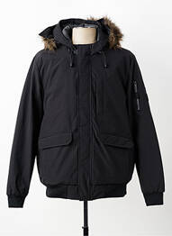 Parka manches longues a capuche noir S.OLIVER homme