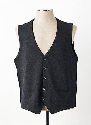 Gilet sans manche poches gris LOUIS VICTOR homme