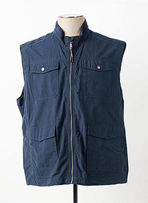 Veste casual coupe droite bleu COFOX homme